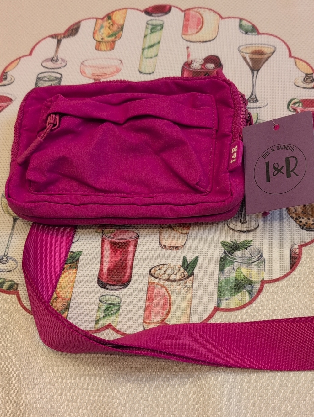 Fuchsia Belt Purse
